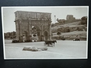 Cartolina Roma Scorcio Cavallo Carrozza Animata N690 - Picture 1 of 1