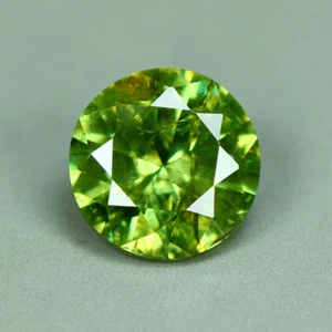 0.27 ct. Demantoid Natural from Rissia Untreated Round Olive Green - Picture 1 of 2