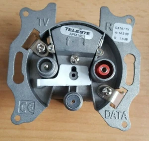 NEU 14 dB Teleste APM17C1 Multimedia Antennendose Fernsehen Internet Kabel - Bild 1 von 1