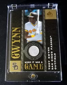 Tony Gwynn 2007 SP Legendary Cuts When It Was A Game Materialien #WG-TG HOF - Bild 1 von 2