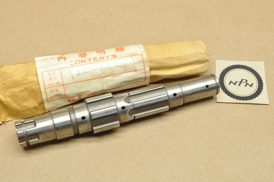 Eje contador de transmisión Elsinore 23221-358-000 nuevo de stock Honda MT250 K0-1976 Foto 1 de 1