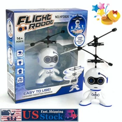 Juguetes Voladores para Niños Niños 3 4 5 6 7 Años Robot Volador Minidrone Recargable Foto 1 de 4