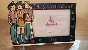 vintage y2k 2000s Black blue Red Its All About Us Friends 3.5x5 photo frame - Picture 1 of 3