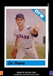 1983 Fritsch One Year Winners #74 Lee Gregory Chicago Cubs - Picture 1 of 2