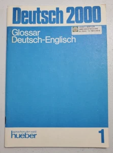 Deutsche 2000 Sprachen Der Welt Glossar Deutsch -English - Imagen 1 de 9