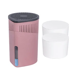 WENKO Luftentfeuchter Drop inkl. 2x1000g Nachfüllpaket Raumentfeuchter Rosa - Bild 1 von 12