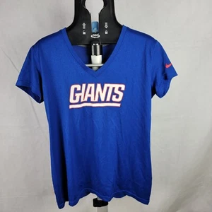 Nike New York Giants Mujer GRANDE cuello en V Dri Fit - Imagen 1 de 3