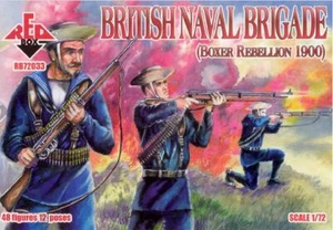 British Naval Brigade (48 figures, 12 poses) 1/72 RedBox 72033 - Picture 1 of 3