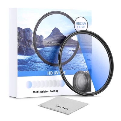 Neewer 77mm MRC UV Protection Filter,with Nano-Coating, Ultra-Slim UV Filter - Image 1 of 4
