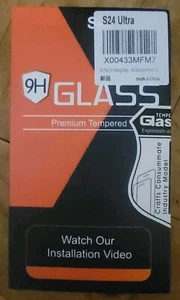 3 Stück 9H Hartglas Display und 3X Kameraschutzfolien für S24 Ultra - Bild 1 von 3