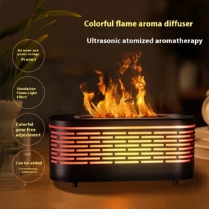 Mini Flame Ultrasonic Aroma Diffuser & Humidifier - Home Air Purifier - Picture 1 of 8