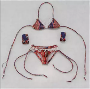 Traje de baño sexy 1/6 para 12" Hot Toys PHICEN TBLeague figura femenina C - Imagen 1 de 2