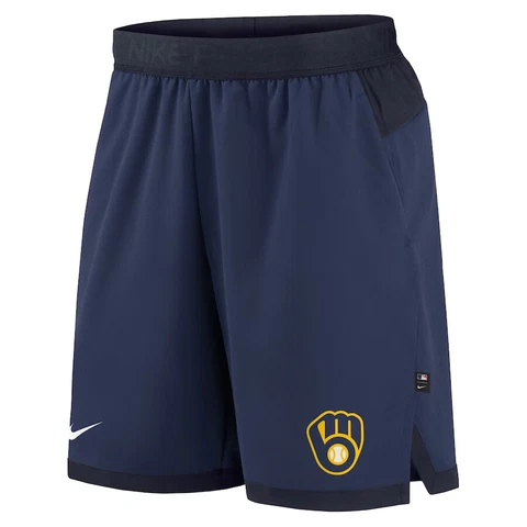Milwaukee Brewers Nike Authentic Collection Flex Vent Performance Shorts Men's Cover
