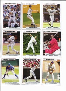 2005 Bazooka PICK-A-CARD Guerrero Posada Mauer Cabrera Chipper Rivera Griffey ++