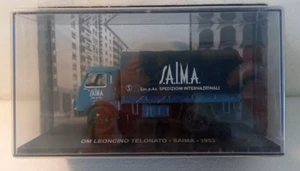 OM Leoncino telonato SAIMA 1953 blu - 1/43 Blister con teca DeAgostini ..FOTO.. - Foto 1 di 7