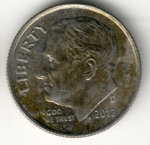 USA - 2012D - Roosevelt Dime - #4810 Cover