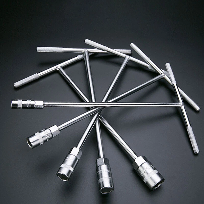 T-handle Spark Plug Socket Wrench Removal Tool  Hex Point 6mm~19mm - Image 1 of 4