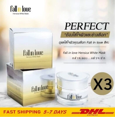 3X Fall In Love Hensica White Mask Brightening Lightening Anti Dark Spot Blemish - Image 1 of 4