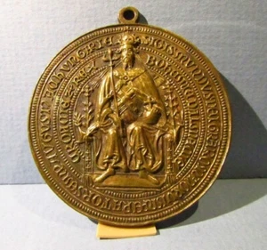 Medal Sigismund Luxemburg King Bohemia Hungary Holy Roman Emperor Czech Hus Huss - Picture 1 of 2