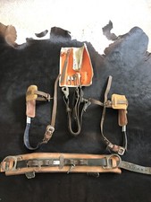 Linemans Climber Set, Belt, Safety Strap, Leg Irons, Gaffs, File, Spare Gaffs