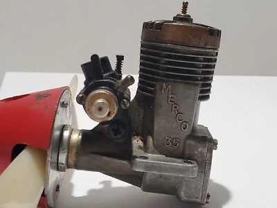 Vintage Merco 35 Motor Model Plane Engine Control Line Glow Airplane - Image 1 of 4