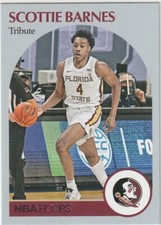 2021-22 Panini Chronicles Draft Picks Pink #57 Scottie Barnes/Hoops Retro