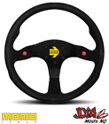 GENUINE MOMO Racing MOD.80 Black Suede Steering Wheel 350mm