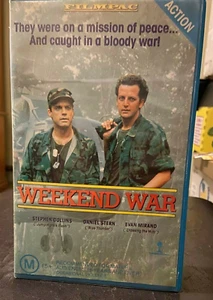 Weekend War Ex-rental VHS video tape cassette HTF action war TV movie no DVD - Picture 1 of 3