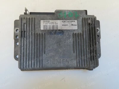 7700108814 7700110258 CENTRALINA MOTORE RENAULT CLIO I 1.4 SIEMENS S115301100C - Immagine 1 di 4