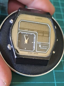 Rare Vintage (1979) Citizen DIGI-ANA 41-9010 Watch *NOT WORK Spare-Parts Fix* - Picture 1 of 12