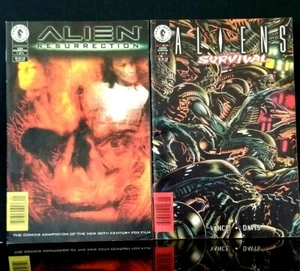 Alien Resurrection #1 & Aliens Survival #1 Dark Horse Comics - Picture 1 of 4