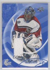 2002-03 ITG Be A Player All-Star Edition Game-Used Jerseys /100 Evgeni Nabokov