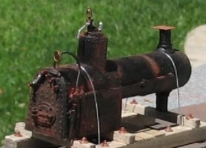 O/On3/On30 1/48 SHOP OR MINE SMALL HORIZONTAL BOILER WISEMAN MODEL SERVICES KIT - Picture 1 of 3