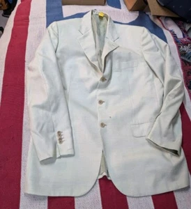 Kiton Napoli Kaschmir Blazer Herren hell mintgrün Größe 48 - Bild 1 von 13