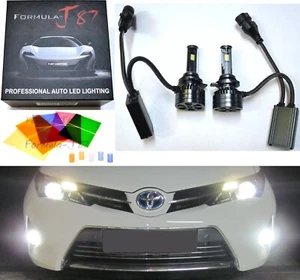 LED Kit F15 140W 9012 HIR2 5000K White Two Bulbs Headlight Low Beam Upgrade Lamp - Picture 1 of 24