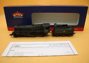 Bachmann 30-060A OO Standard Class 4MT 4-6-0 BR Lined Green L/Crest 75002 Boxed - Foto 1 di 13