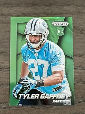 2014 Panini Prizm Green Prizm Tyler Gaffney Rookie Card #271 Carolina Panthers - Image 1 of 2