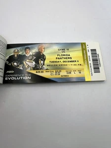 Pittsburgh Penguins 2006-07 TICKET STUB vs Florida Panthers 12-5-06 Game 15 - Picture 1 of 1