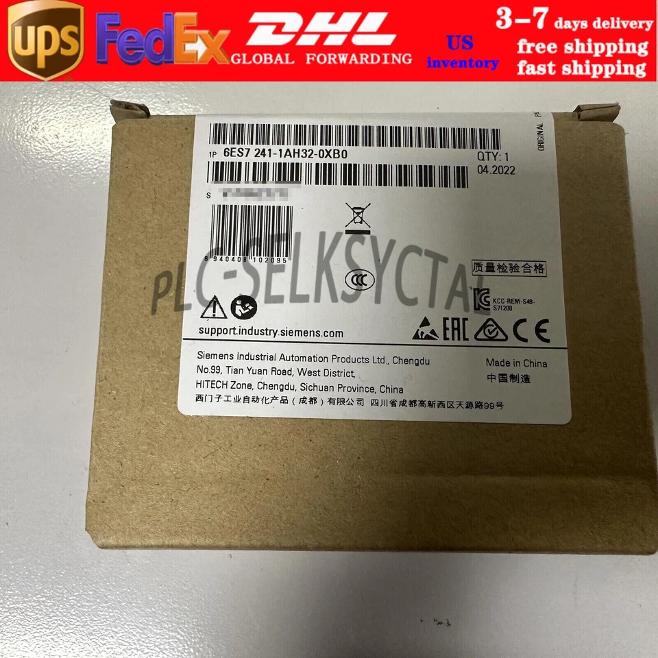 New Siemens 6ES7241-1AH32-0XB0 SIMATIC S7-1200 CM 1241 6ES7 241-1AH32-0XB0 - Image 1 of 4