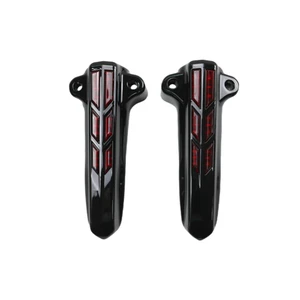 Motorcycle Front LED Light Lower Leg Fork Cover for Harley FLHR FLHTK FLHX 14-22 - Picture 1 of 7