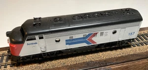 Athearn HO Amtrak 157 F7A Locomotive Dummy Silver/Black Loose - Picture 1 of 6