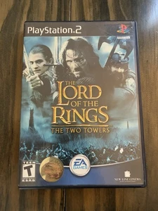 Il Signore degli Anelli Le Due Torri (Playstation PS2) Etichetta Nera Completo CIB - Foto 1 di 5