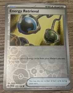 Energy Retrieval 171/198 - SV01: Scarlet & Violet Base Set Reverse Holo Pokemon - Picture 1 of 2