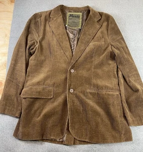 Parts Khaki Corduroy Jacket by Machine Clothing Co. US Made RN0101199 Sz XL - Picture 1 of 21