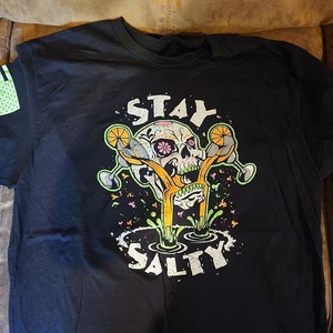 Grunt Style Stay Salty Men's Large Black Short Sleeve T-Shirt. - Picture 1 of 3