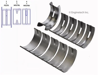 Juego de cojinetes principales del cigüeñal para 89-01 Ford Mazda B2300 B2500 Ranger BC370J030 Foto 1 de 4