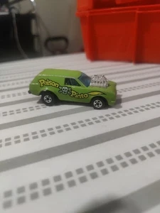 Red LINE Hot Wheels Poison Pinto Lime Green BW Blackwall Hong Kong 1975 - Picture 1 of 5