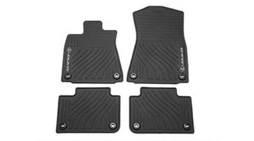Lexus Gs350 2013-2019 4 Pcs Black All Weather Rubber Floor Mat Gs450