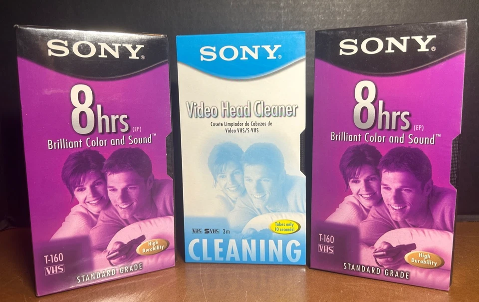 Sony VHS Video Head Cleaner T-6CLDL - &