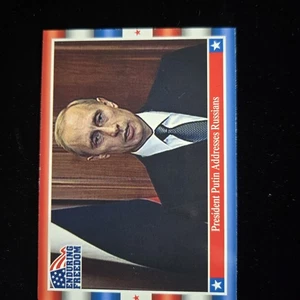 2001 Topps Enduring Freedom card #17 Vladimir Putin Nr-Mint - Picture 1 of 2